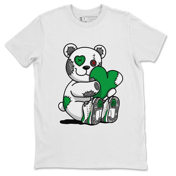 Air Jordan 3 Lucky Green Sneaker Match Tees Hugging Bear Sneaker Tees Jordan 3 Retro Lucky Green Sneaker Release Tees Unisex Shirts White 2
