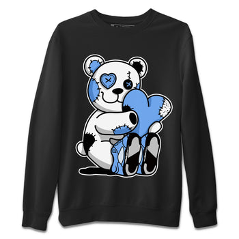Jordan 5 UNC Jordan Shirts Hugging Bear Sneaker Tees Air Jordan 5 UNC SNRT Sneaker Tees Unisex Shirts Black 2