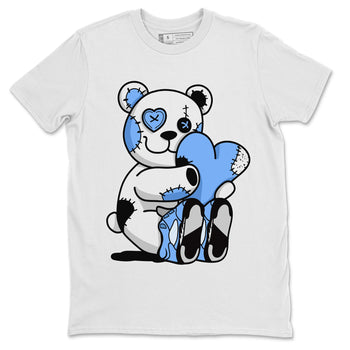 Jordan 5 UNC Jordan Shirts Hugging Bear Sneaker Tees Air Jordan 5 UNC SNRT Sneaker Tees Unisex Shirts White 2