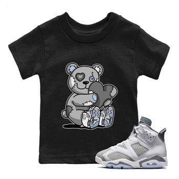Jordan 6 Cool Grey Sneaker Match Tees Hugging Bear Sneaker Tees Jordan 6 Cool Grey Sneaker Release Tees Kids Shirts