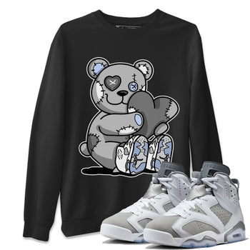 Jordan 6 Cool Grey Sneaker Match Tees Hugging Bear Sneaker Tees Jordan 6 Cool Grey Sneaker Release Tees Unisex Shirts