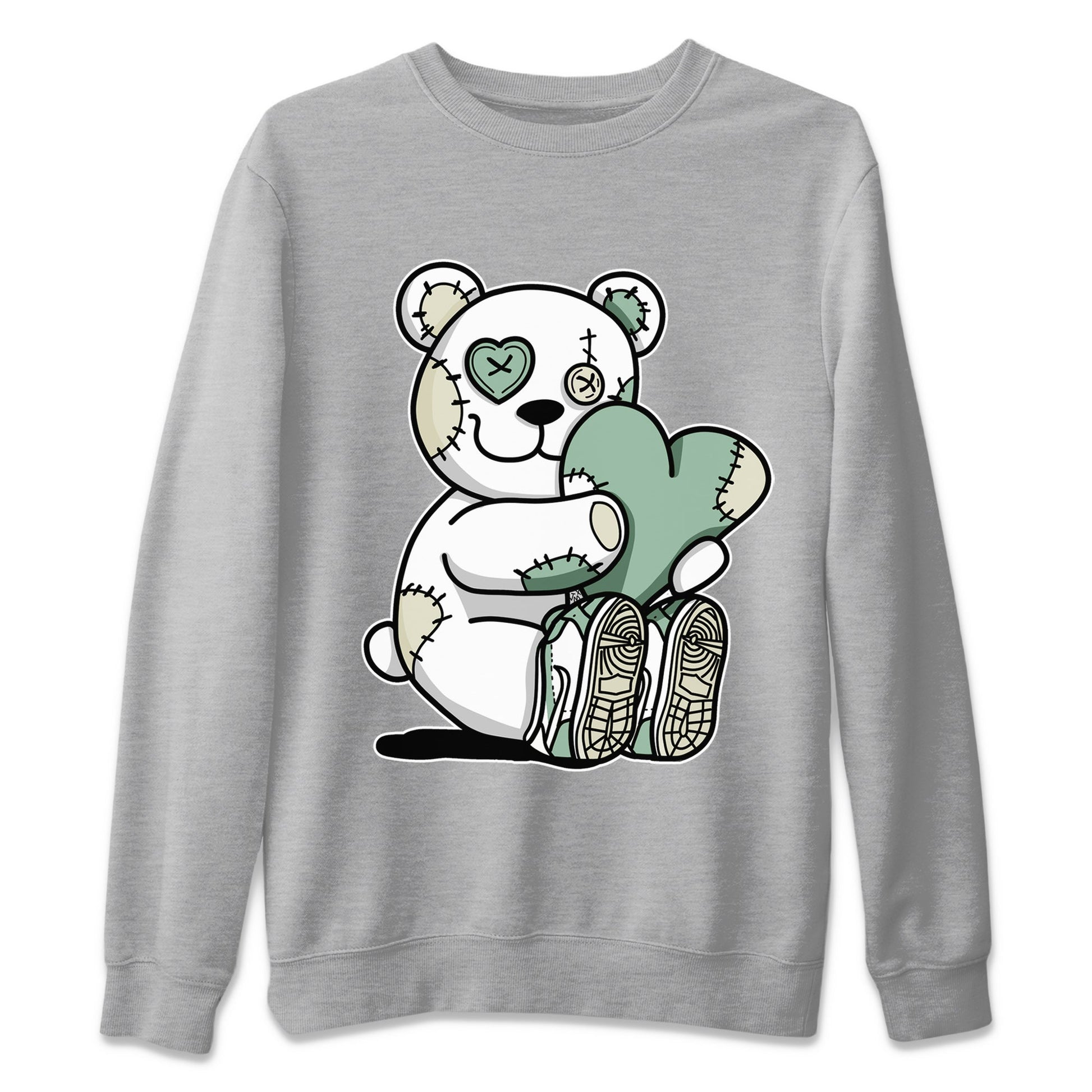 Dunk Low Mica Green Shirts Hugging Bear Sneaker Tees Dunk Mica Green Sneaker Release Tees Unisex Shirts Heather Grey 2