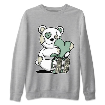 Dunk Low Mica Green Shirts Hugging Bear Sneaker Tees Dunk Mica Green Sneaker Release Tees Unisex Shirts Heather Grey 2