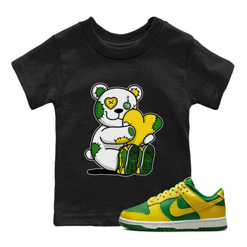 Dunk Reverse Brazil Sneaker Match Tees Hugging Bear Sneaker Tees Dunk Reverse Brazil Sneaker Release Tees Kids Shirts