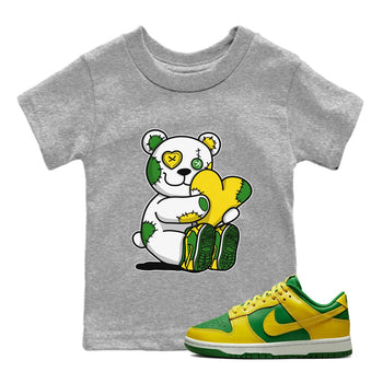 Dunk Reverse Brazil Sneaker Match Tees Hugging Bear Sneaker Tees Dunk Reverse Brazil Sneaker Release Tees Kids Shirts
