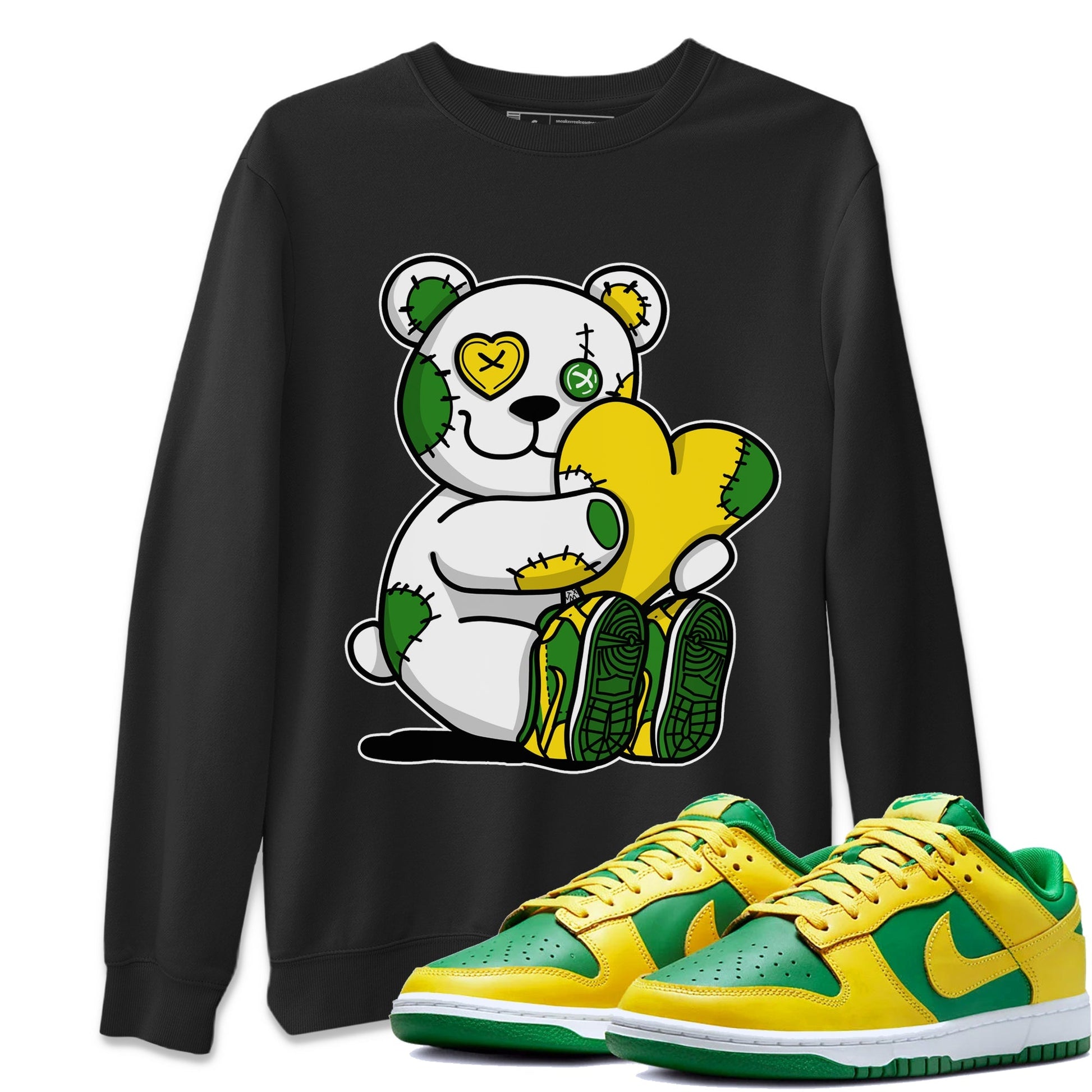 Dunk Reverse Brazil Sneaker Match Tees Hugging Bear Sneaker Tees Dunk Reverse Brazil Sneaker Release Tees Unisex Shirts