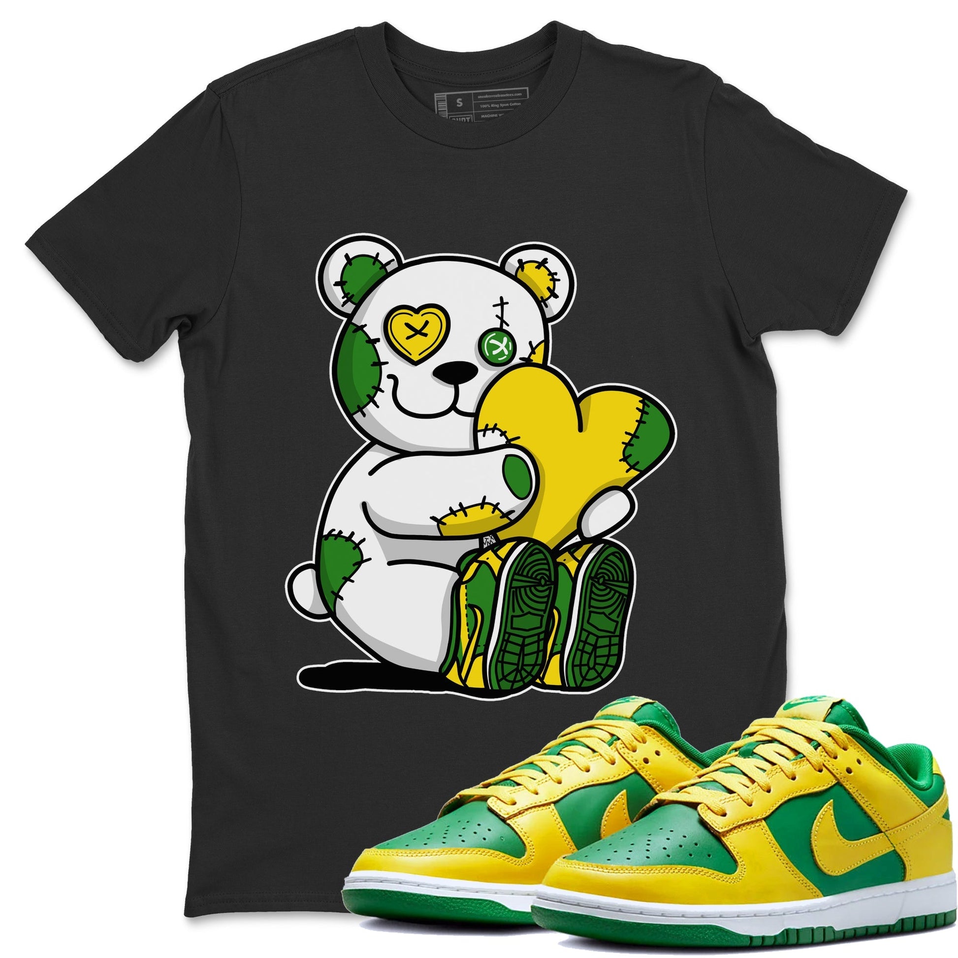 Dunk Reverse Brazil Sneaker Match Tees Hugging Bear Sneaker Tees Dunk Reverse Brazil Sneaker Release Tees Unisex Shirts