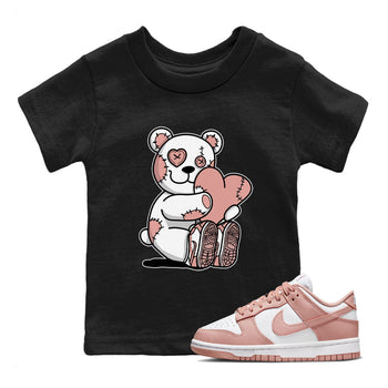 Dunk Low WMNS Rose Whisper shirt to match jordans Hugging Bear sneaker tees Dunk Rose Whisper SNRT Sneaker Release Tees Baby Toddler Kids Black 1 T-Shirt
