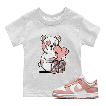 Dunk Low WMNS Rose Whisper shirt to match jordans Hugging Bear sneaker tees Dunk Rose Whisper SNRT Sneaker Release Tees Baby Toddler Kids White 1 T-Shirt
