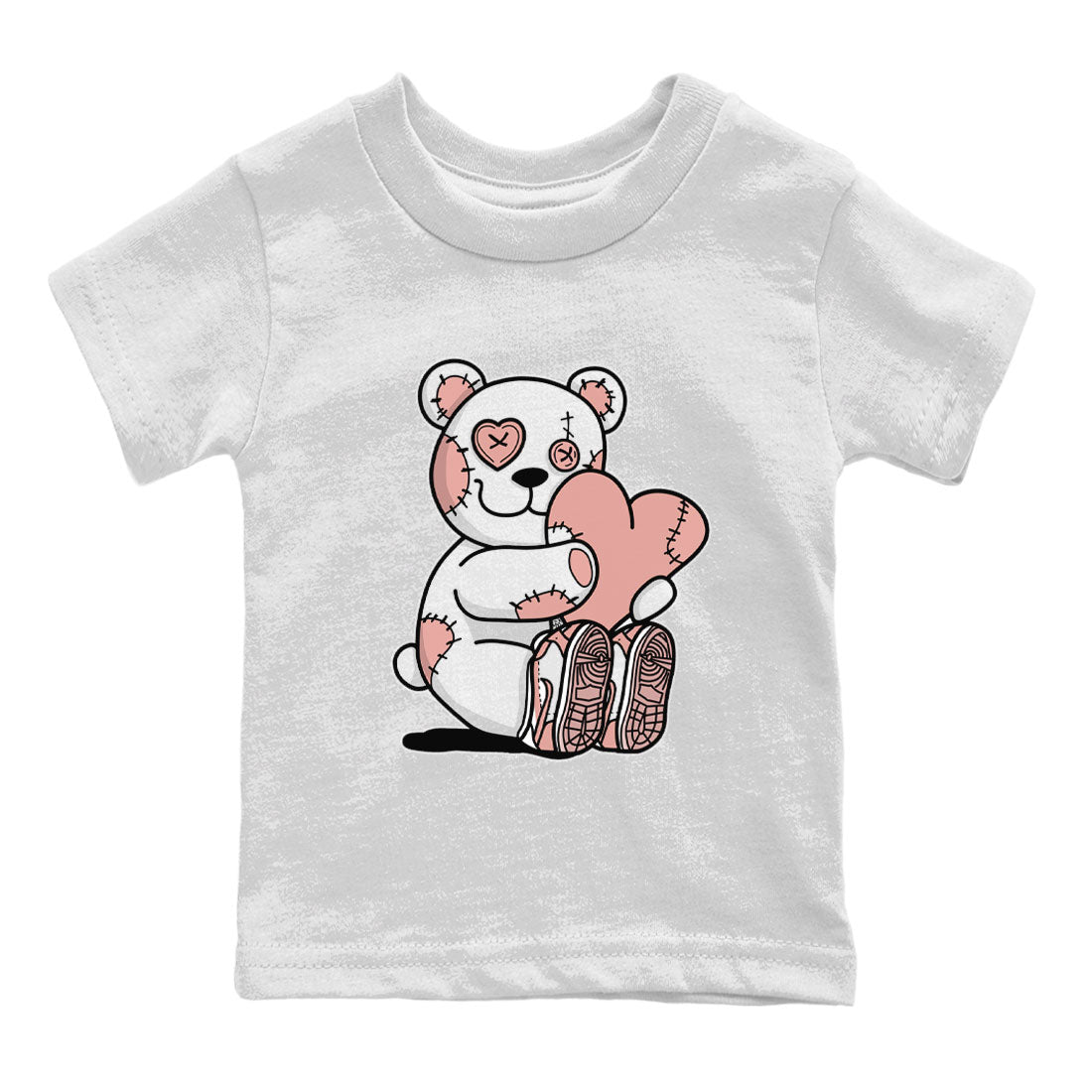 Dunk Low WMNS Rose Whisper shirt to match jordans Hugging Bear sneaker tees Dunk Rose Whisper SNRT Sneaker Release Tees Baby Toddler Kids White 2 T-Shirt