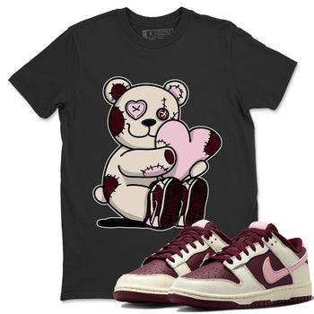 Dunk Valentines Day Sneaker Match Tees Hugging Bear Sneaker Tees Nike Dunk Valentine's Day Sneaker SNRT Sneaker Tees Unisex Shirts