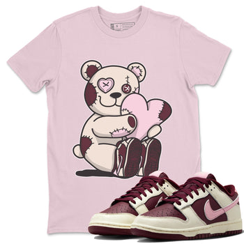 Dunk Valentines Day Sneaker Match Tees Hugging Bear Sneaker Tees Nike Dunk Valentine's Day Sneaker SNRT Sneaker Tees Unisex Shirts