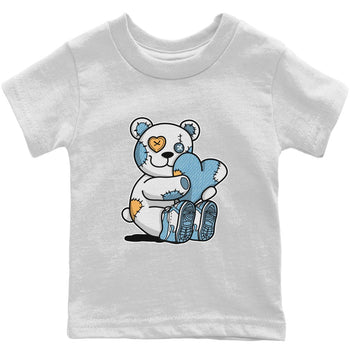 Jordan 1 Denim Sneaker Match Tees Hugging Bear Sneaker Tees Jordan 1 Denim Sneaker Release Tees Kids Shirts