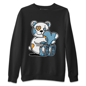 Jordan 1 Denim Sneaker Match Tees Hugging Bear Sneaker Tees Jordan 1 Denim Sneaker Release Tees Unisex Shirts