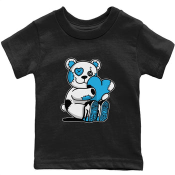 Jordan 1 Powder Blue Sneaker Match Tees Hugging Bear Sneaker Tees Jordan 1 Powder Blue Sneaker Release Tees Kids Shirts