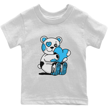 Jordan 1 Powder Blue Sneaker Match Tees Hugging Bear Sneaker Tees Jordan 1 Powder Blue Sneaker Release Tees Kids Shirts