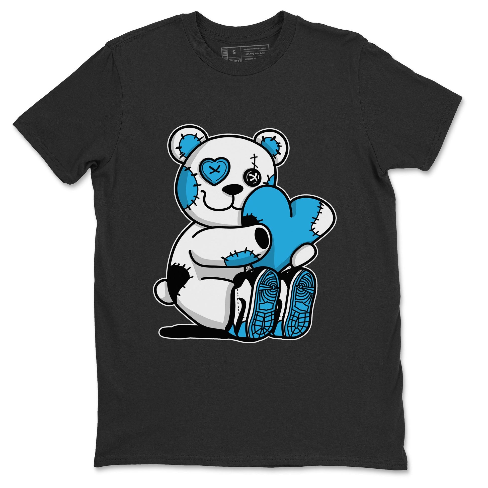 Jordan 1 Powder Blue Sneaker Match Tees Hugging Bear Sneaker Tees Jordan 1 Powder Blue Sneaker Release Tees Unisex Shirts