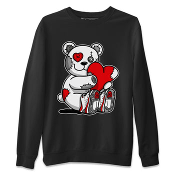 Jordan 3 Fire Red Sneaker Match Tees Hugging Bear Sneaker Tees Jordan 3 Fire Red Sneaker Release Tees Unisex Shirts