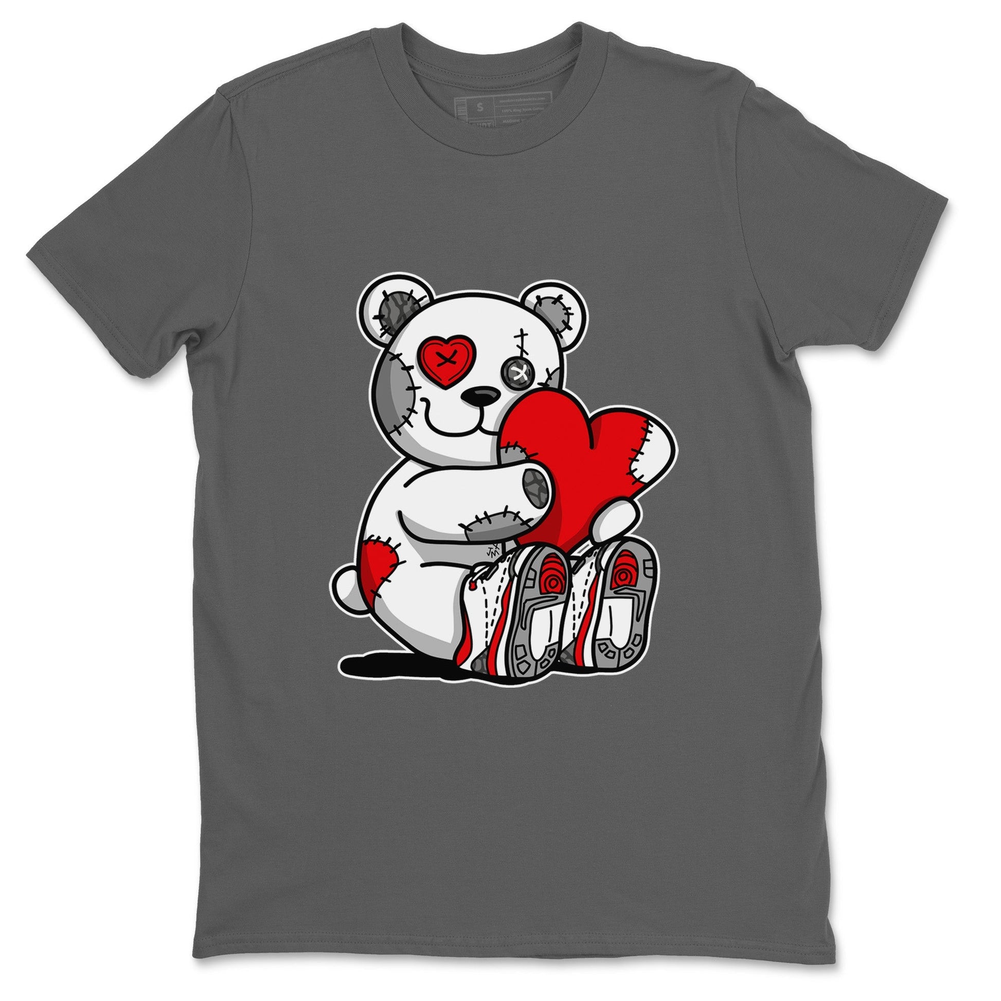 Jordan 3 Fire Red Sneaker Match Tees Hugging Bear Sneaker Tees Jordan 3 Fire Red Sneaker Release Tees Unisex Shirts