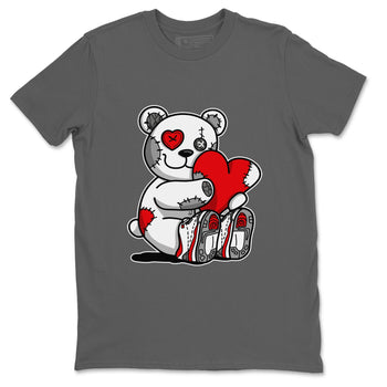 Jordan 3 Fire Red Sneaker Match Tees Hugging Bear Sneaker Tees Jordan 3 Fire Red Sneaker Release Tees Unisex Shirts