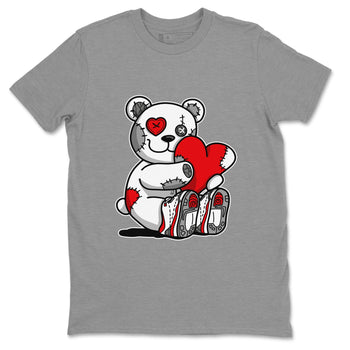Jordan 3 Fire Red Sneaker Match Tees Hugging Bear Sneaker Tees Jordan 3 Fire Red Sneaker Release Tees Unisex Shirts