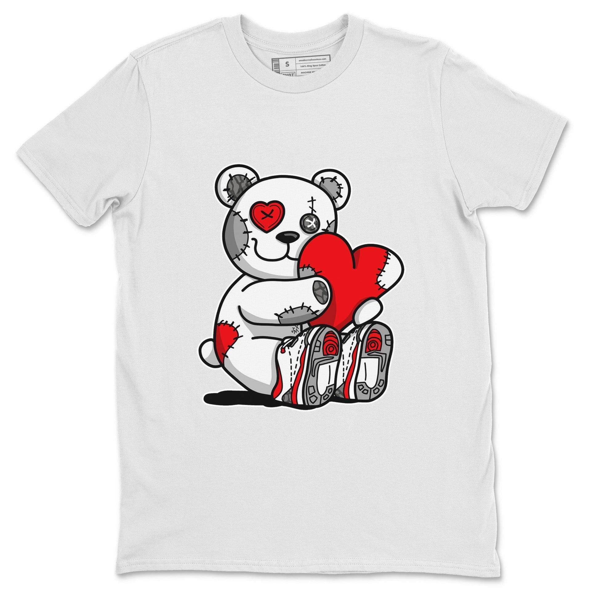Jordan 3 Fire Red Sneaker Match Tees Hugging Bear Sneaker Tees Jordan 3 Fire Red Sneaker Release Tees Unisex Shirts