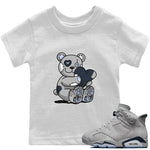 Jordan 6 Georgetown Sneaker Match Tees Hugging Bear Sneaker Tees Jordan 6 Georgetown Sneaker Release Tees Kids Shirts