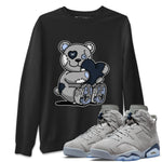 Jordan 6 Georgetown Sneaker Match Tees Hugging Bear Sneaker Tees Jordan 6 Georgetown Sneaker Release Tees Unisex Shirts