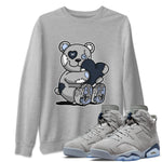 Jordan 6 Georgetown Sneaker Match Tees Hugging Bear Sneaker Tees Jordan 6 Georgetown Sneaker Release Tees Unisex Shirts