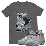 Jordan 6 Georgetown Sneaker Match Tees Hugging Bear Sneaker Tees Jordan 6 Georgetown Sneaker Release Tees Unisex Shirts