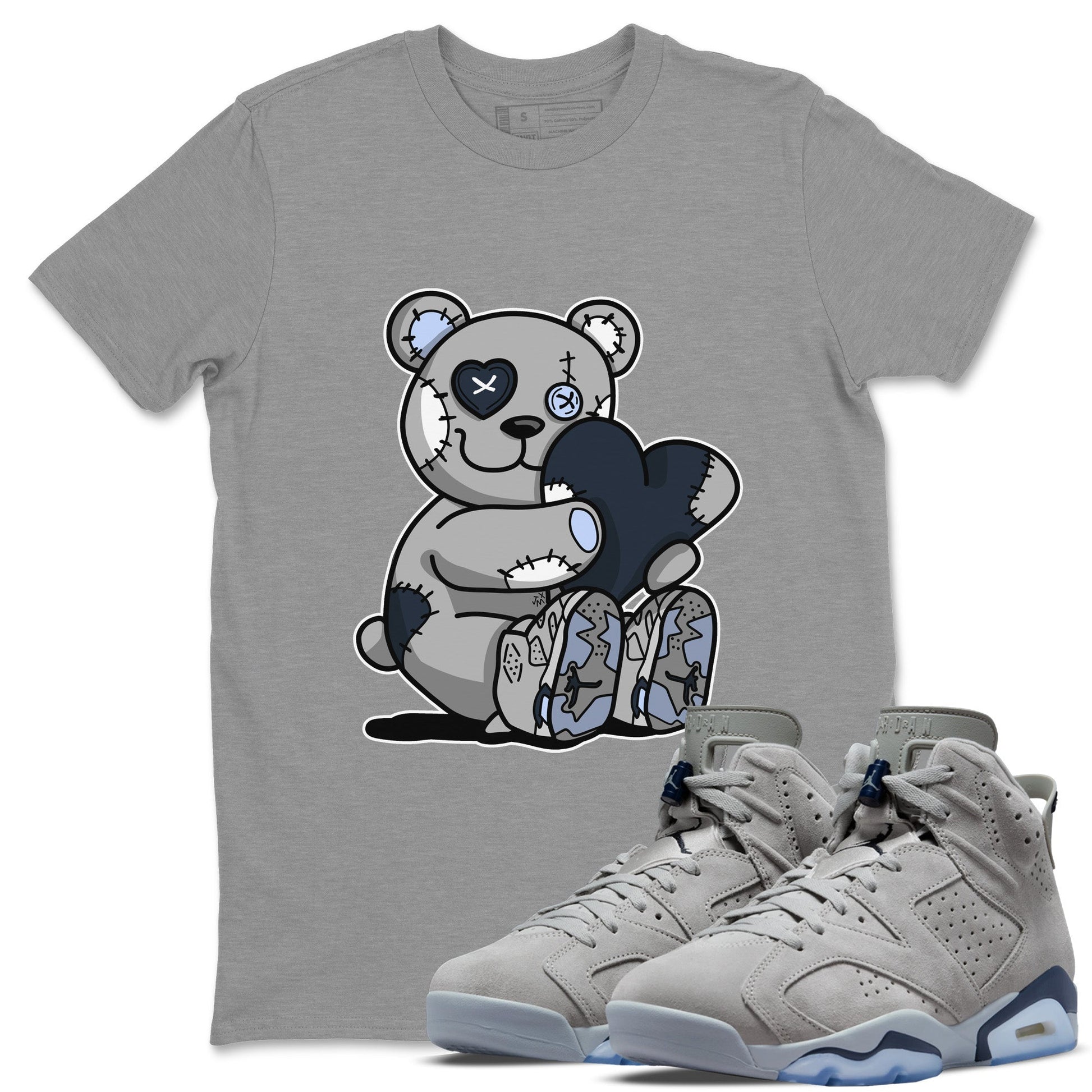 Jordan 6 Georgetown Sneaker Match Tees Hugging Bear Sneaker Tees Jordan 6 Georgetown Sneaker Release Tees Unisex Shirts