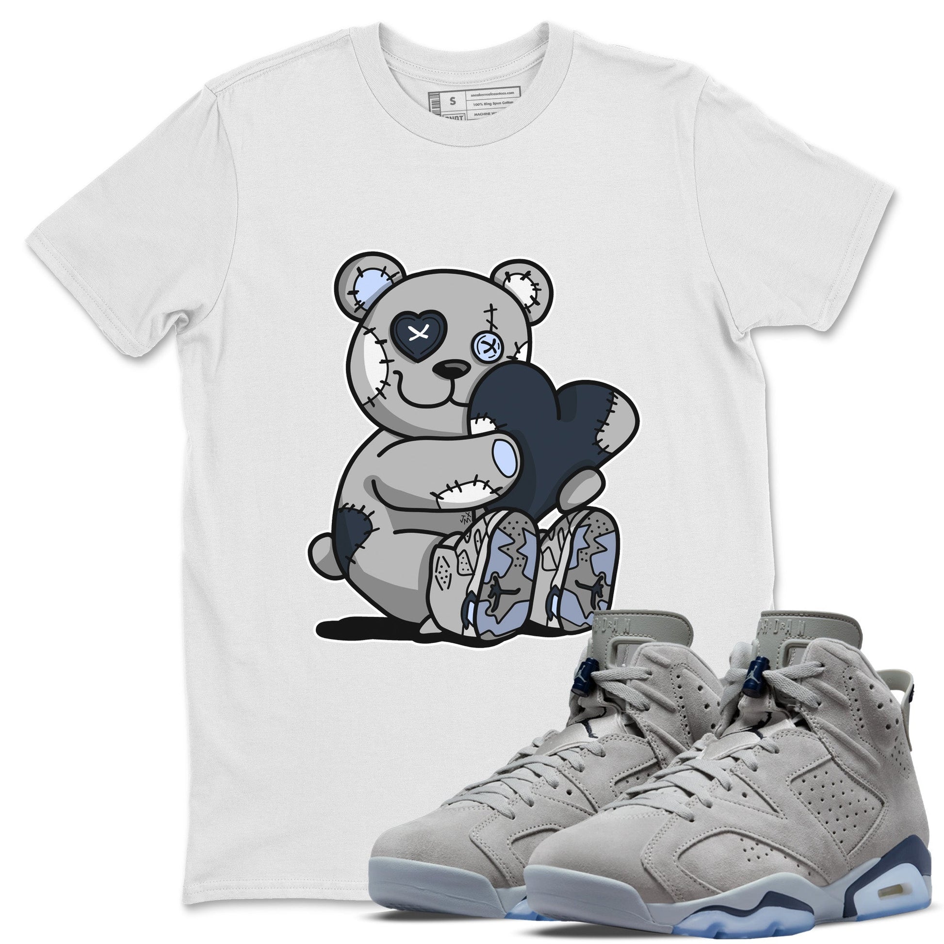 Jordan 6 Georgetown Sneaker Match Tees Hugging Bear Sneaker Tees Jordan 6 Georgetown Sneaker Release Tees Unisex Shirts