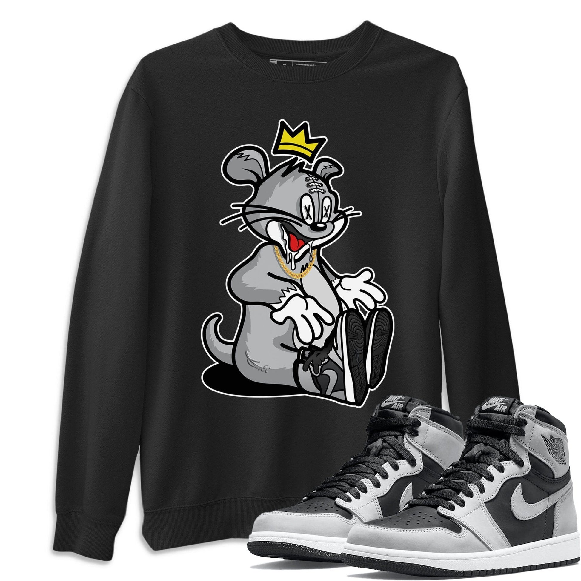 Jordan 1 Shadow 2.0 Sneaker Match Tees Hungry Cat Sneaker Tees Jordan 1 Shadow 2.0 Sneaker Release Tees Unisex Shirts