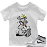 Jordan 1 Light Smoke Grey Sneaker Match Tees Hungry Cat Sneaker Tees Jordan 1 Light Smoke Grey Sneaker Release Tees Kids Shirts