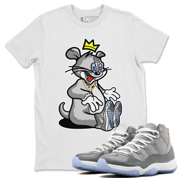 Jordan 11 Cool Grey Sneaker Match Tees Hungry Cat Sneaker Tees Jordan 11 Cool Grey Sneaker Release Tees Unisex Shirts