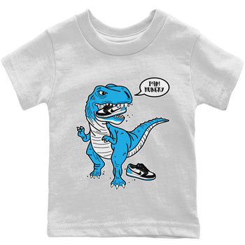 Jordan 1 Powder Blue Sneaker Match Tees Hungry Dino Sneaker Tees Jordan 1 Powder Blue Sneaker Release Tees Kids Shirts