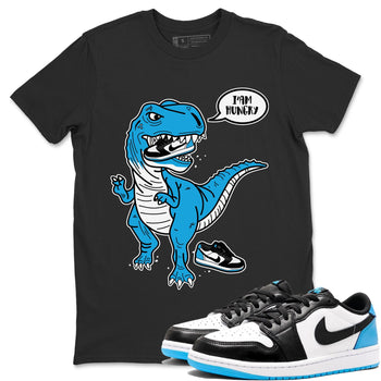Jordan 1 Powder Blue Sneaker Match Tees Hungry Dino Sneaker Tees Jordan 1 Powder Blue Sneaker Release Tees Unisex Shirts