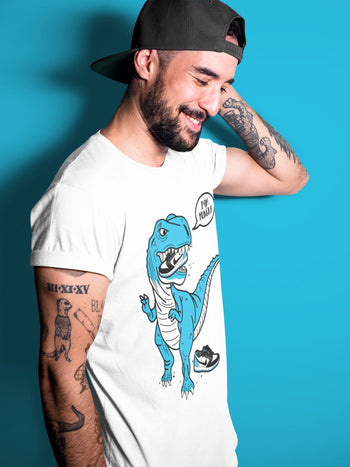 Jordan 1 Powder Blue Sneaker Match Tees Hungry Dino Sneaker Tees Jordan 1 Powder Blue Sneaker Release Tees Unisex Shirts