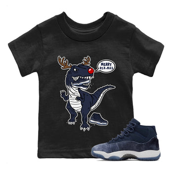 Jordan 11 Midnight Navy Sneaker Match Tees Hungry Dino Sneaker Tees Jordan 11 Midnight Navy Sneaker Release Tees Kids Shirts