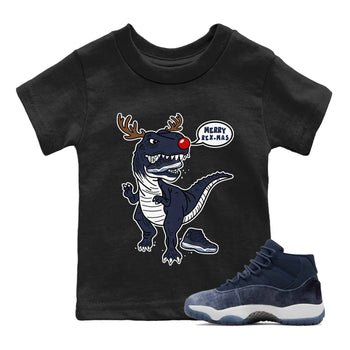 Jordan 11 Midnight Navy Sneaker Match Tees Hungry Dino Sneaker Tees Jordan 11 Midnight Navy Sneaker Release Tees Kids Shirts