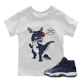 Jordan 11 Midnight Navy Sneaker Match Tees Hungry Dino Sneaker Tees Jordan 11 Midnight Navy Sneaker Release Tees Kids Shirts