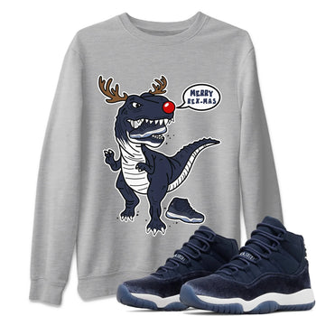Jordan 11 Midnight Navy Sneaker Match Tees Hungry Dino Sneaker Tees Jordan 11 Midnight Navy Sneaker Release Tees Unisex Shirts