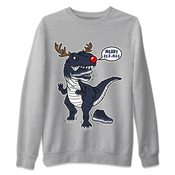 Jordan 11 Midnight Navy Sneaker Match Tees Hungry Dino Sneaker Tees Jordan 11 Midnight Navy Sneaker Release Tees Unisex Shirts