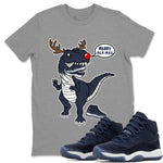 Jordan 11 Midnight Navy Sneaker Match Tees Hungry Dino Sneaker Tees Jordan 11 Midnight Navy Sneaker Release Tees Unisex Shirts
