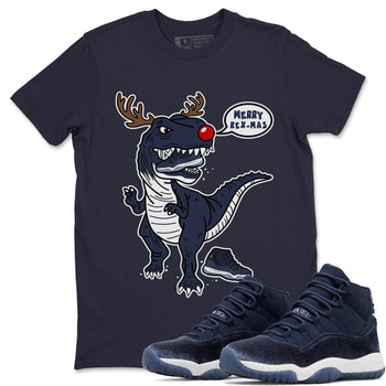 Jordan 11 Midnight Navy Sneaker Match Tees Hungry Dino Sneaker Tees Jordan 11 Midnight Navy Sneaker Release Tees Unisex Shirts