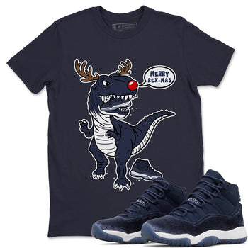 Jordan 11 Midnight Navy Sneaker Match Tees Hungry Dino Sneaker Tees Jordan 11 Midnight Navy Sneaker Release Tees Unisex Shirts