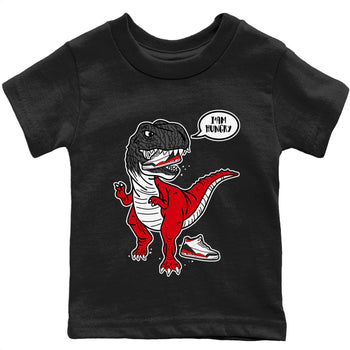 Jordan 3 Fire Red Sneaker Match Tees Hungry Dino Sneaker Tees Jordan 3 Fire Red Sneaker Release Tees Kids Shirts
