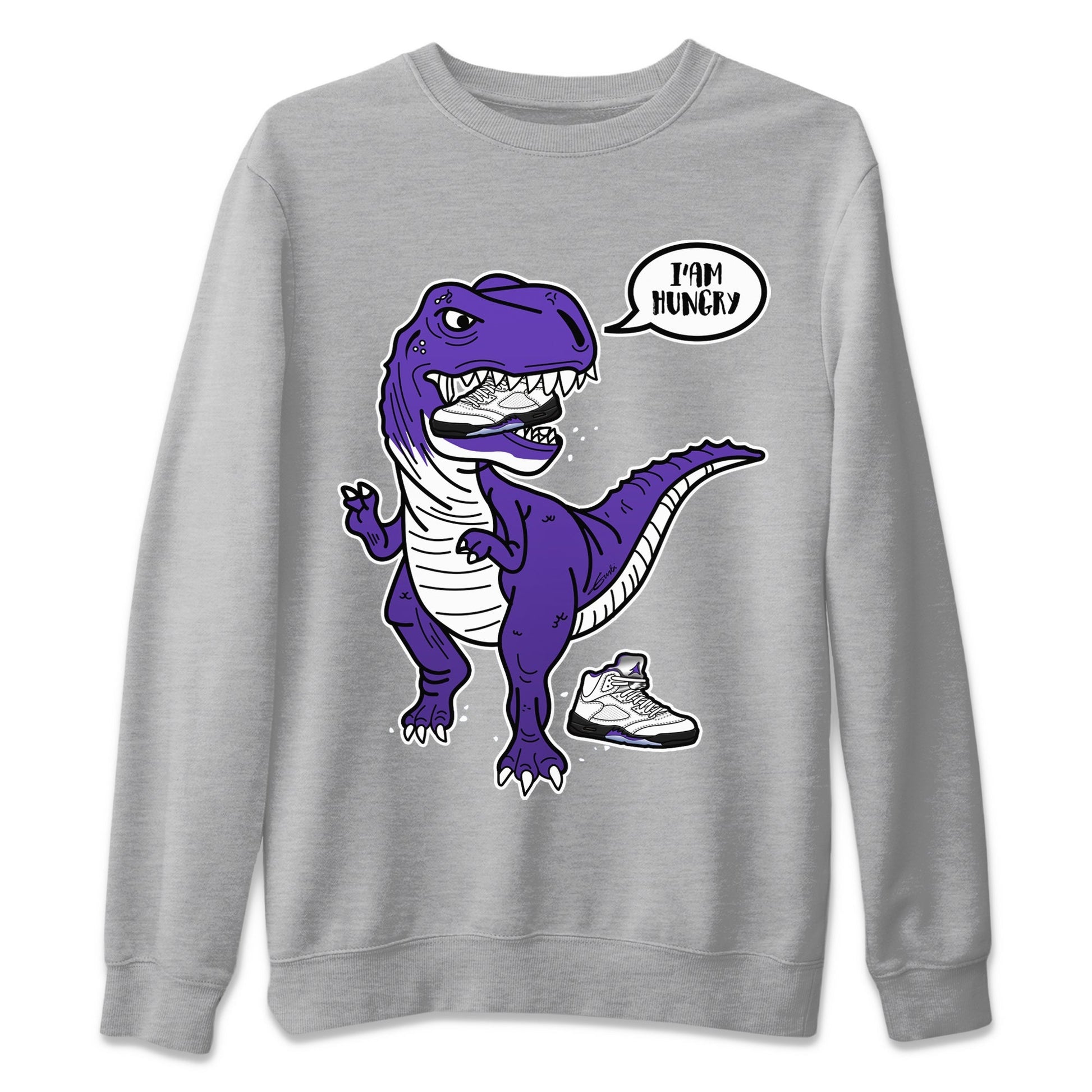 Jordan 5 Concord Sneaker Match Tees Hungry Dino Sneaker Tees Jordan 5 Concord Sneaker Release Tees Unisex Shirts