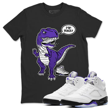 Jordan 5 Concord Sneaker Match Tees Hungry Dino Sneaker Tees Jordan 5 Concord Sneaker Release Tees Unisex Shirts