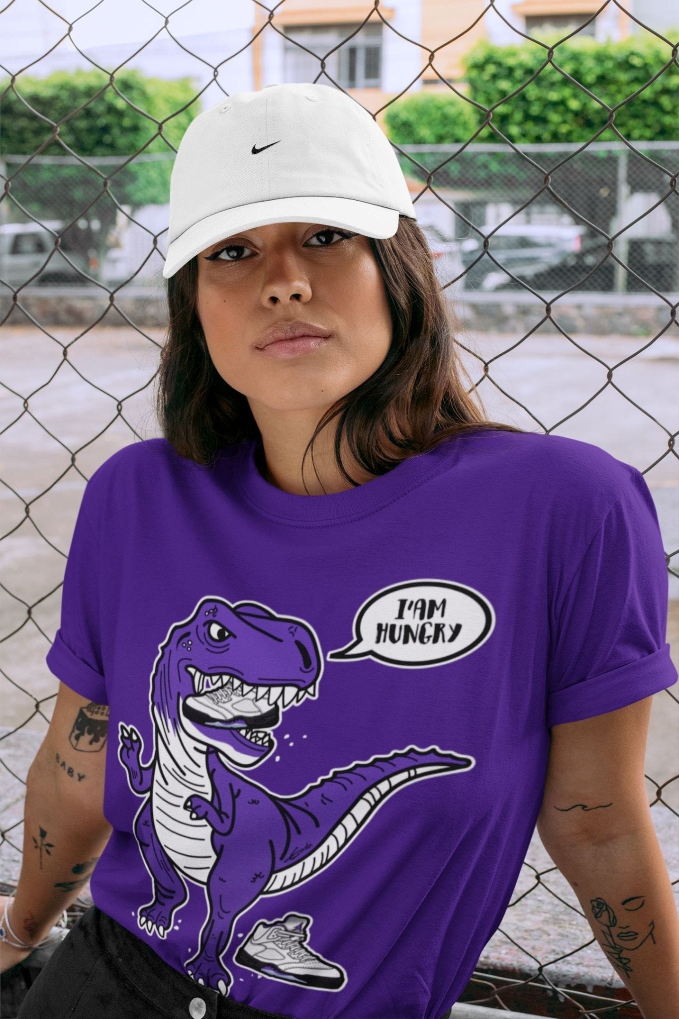 Jordan 5 Concord Sneaker Match Tees Hungry Dino Sneaker Tees Jordan 5 Concord Sneaker Release Tees Unisex Shirts